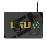 Louisiana State University Tigers Personalized Tilt 15-Watt Wireless Charger and Mouse Pad