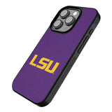 Louisiana State University Tigers Solid Bump Phone Case for Apple iPhone
