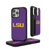 Louisiana State University Tigers Solid Rugged Phone Case for Apple iPhone