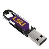 Louisiana State University Tigers Solid USB 64GB Clip Style Flash Drive
