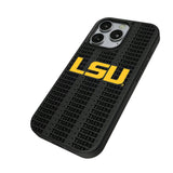 Louisiana State University Tigers Text Backdrop MagSafe Compatible Phone Case for Apple iPhone