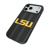 Louisiana State University Tigers Text Backdrop MagSafe Compatible Phone Case for Apple iPhone