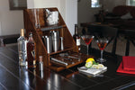 Denver Broncos - Madison Acacia Tabletop Bar Set