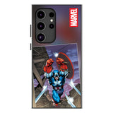 Marvel Avengers Captain America Cover Art MagSafe Compatible Phone Case for Samsung Galaxy
