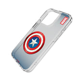 Marvel Avengers Captain America Grid Clear Phone Case for Apple iPhone