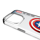 Marvel Avengers Captain America Grid Clear Phone Case for Apple iPhone