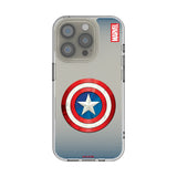 Marvel Avengers Captain America Grid Clear Phone Case for Apple iPhone