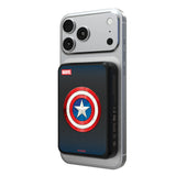 Marvel Avengers Captain America Grid Wireless Mag Power Bank
