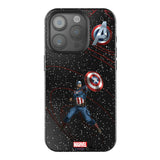 Marvel Avengers Captain America MechLine Black Bling Phone Case for Apple iPhone