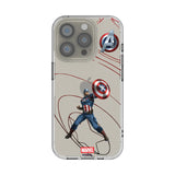 Marvel Avengers Captain America MechLine Clear Phone Case for Apple iPhone