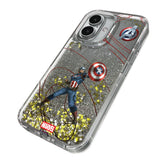Marvel Avengers Captain America MechLine Glitter Phone Case for Apple iPhone