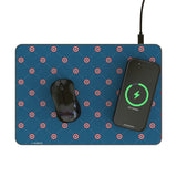 Marvel Avengers Captain America Pattern 15-Watt Wireless Charger and Mouse Pad