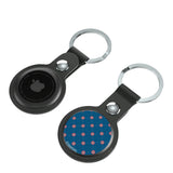 Marvel Avengers Captain America Pattern Black Airtag Holder 2-Pack