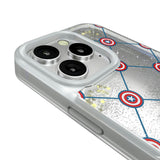 Marvel Avengers Captain America Pattern Glitter Phone Case for Apple iPhone