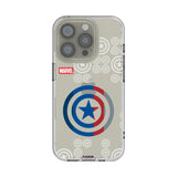 Marvel Avengers Captain America Sigil Clear Phone Case for Apple iPhone