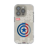 Marvel Avengers Captain America Sigil Clear Phone Case for Apple iPhone