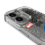Marvel Avengers Captain America Sigil Glitter Phone Case for Apple iPhone