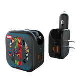 Marvel Avengers Grid 2 in 1 USB A/C Charger