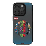 Marvel Avengers Grid Bump Phone Case for Apple iPhone