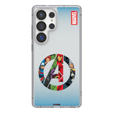 Marvel Avengers Grid Clear Phone Case for Samsung Galaxy