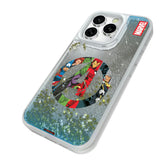 Marvel Avengers Grid Glitter Phone Case for Apple iPhone