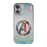 Marvel Avengers Grid Glitter Phone Case for Apple iPhone