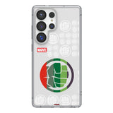 Marvel Avengers Hulk Sigil Clear Phone Case for Samsung Galaxy