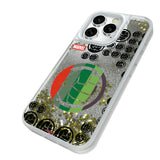 Marvel Avengers Hulk Sigil Glitter Phone Case for Apple iPhone