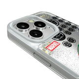 Marvel Avengers Hulk Sigil Glitter Phone Case for Apple iPhone