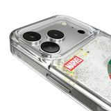 Marvel Avengers Hulk Sigil Glitter Phone Case for Apple iPhone
