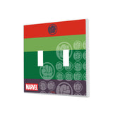 Marvel Avengers Hulk Sigil Hidden-Screw Light Switch Plate