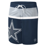 Dallas Cowboys G-III Sports by Carl Banks Sea Wind Swim Trunks - Navy