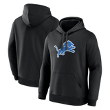 Men's Detroit Lions Logo Athletic Black Primary Logo Hoodie
