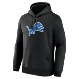 Men's Detroit Lions Logo Athletic Black Primary Logo Hoodie