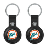 Miami Dolphins 1966-1973 Historic Collection Insignia Black Airtag Holder 2-Pack