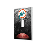 Miami Dolphins 1966-1973 Historic Collection Legendary Hidden-Screw Light Switch Plate
