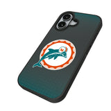 Miami Dolphins 1966-1973 Historic Collection Linen Bump Phone Case for Apple iPhone