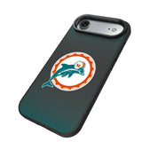 Miami Dolphins 1966-1973 Historic Collection Linen Bump Phone Case for Apple iPhone