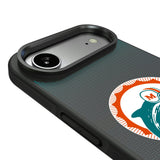 Miami Dolphins 1966-1973 Historic Collection Linen Bump Phone Case for Apple iPhone