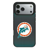 Miami Dolphins 1966-1973 Historic Collection Linen Bump Phone Case for Apple iPhone