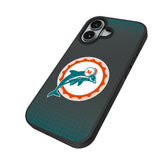 Miami Dolphins 1966-1973 Historic Collection Linen Bump Phone Case for Apple iPhone