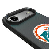 Miami Dolphins 1966-1973 Historic Collection Linen Bump Phone Case for Apple iPhone