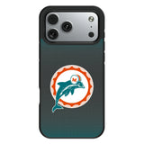 Miami Dolphins 1966-1973 Historic Collection Linen Bump Phone Case for Apple iPhone