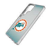 Miami Dolphins 1966-1973 Historic Collection Linen Clear Phone Case for Samsung Galaxy