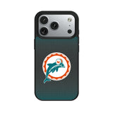 Miami Dolphins 1966-1973 Historic Collection Linen MagSafe Compatible Phone Case for Apple iPhone