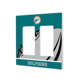 Miami Dolphins 1966-1973 Historic Collection Passtime Hidden-Screw Light Switch Plate