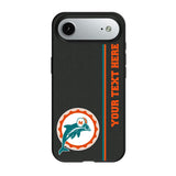 Miami Dolphins 1966-1973 Historic Collection Personalized Sidebard MagSafe Compatible Phone Case for Apple iPhone