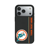 Miami Dolphins 1966-1973 Historic Collection Personalized Sidebard MagSafe Compatible Phone Case for Apple iPhone