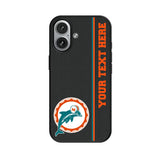 Miami Dolphins 1966-1973 Historic Collection Personalized Sidebard MagSafe Compatible Phone Case for Apple iPhone