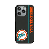 Miami Dolphins 1966-1973 Historic Collection Personalized Sidebard MagSafe Compatible Phone Case for Apple iPhone